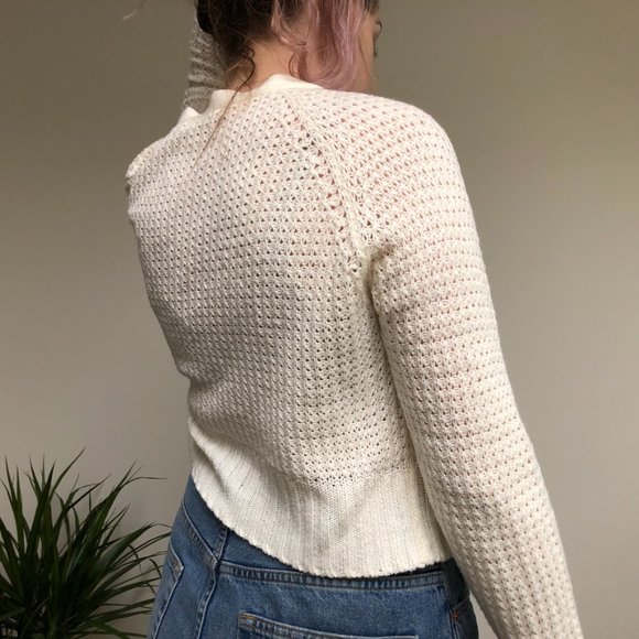 Vintage Crochet Cardigan Size L - Picture 6 of 6